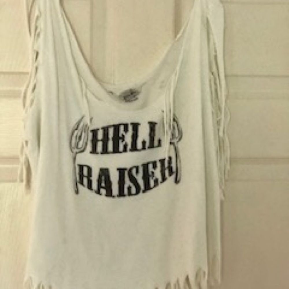 Bandit hell raiser tank with fringe large